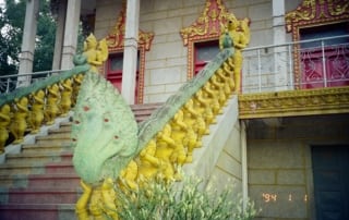 Temple staircase