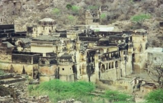 Old village buildings